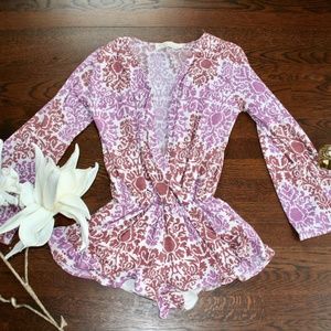 Vintage Havana Floral Romper